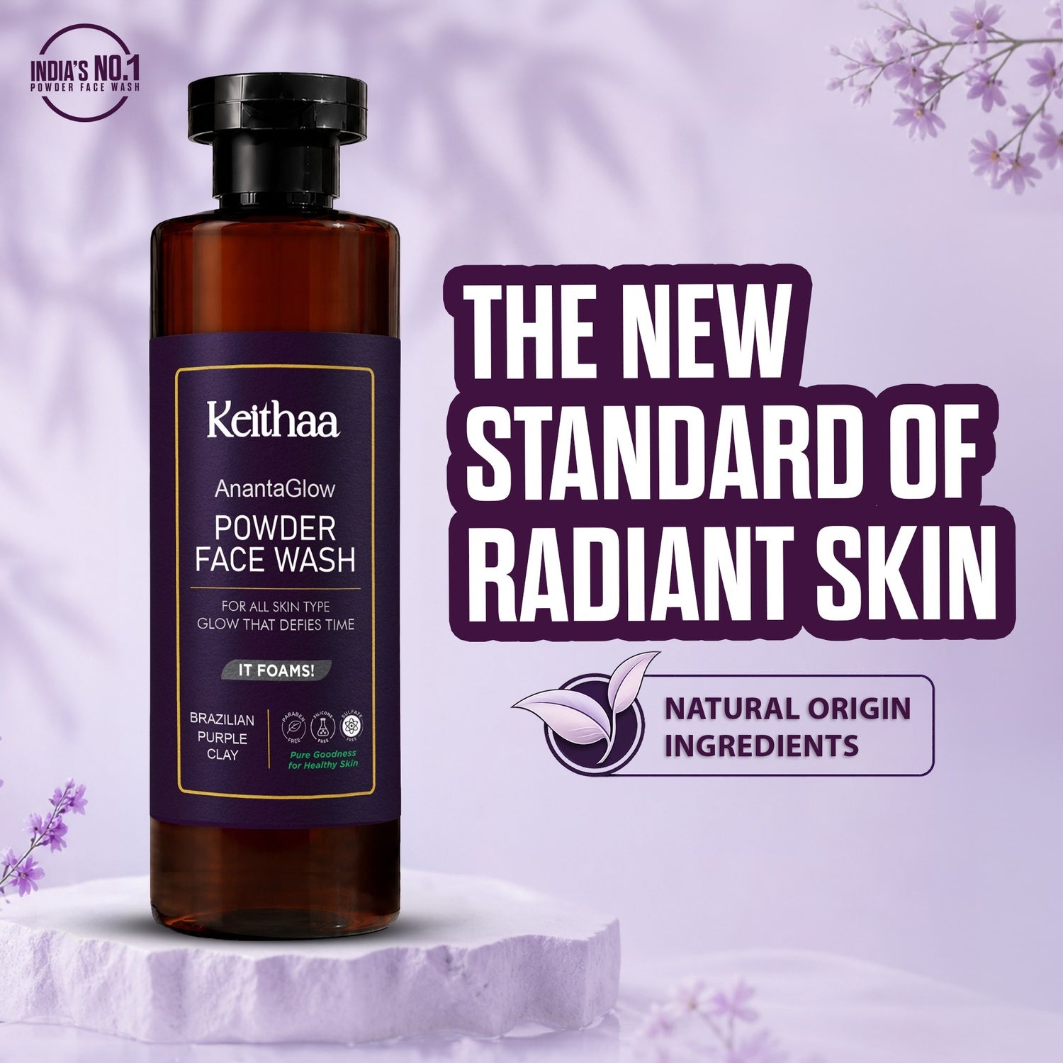 AnantaGlow Powder Face Wash