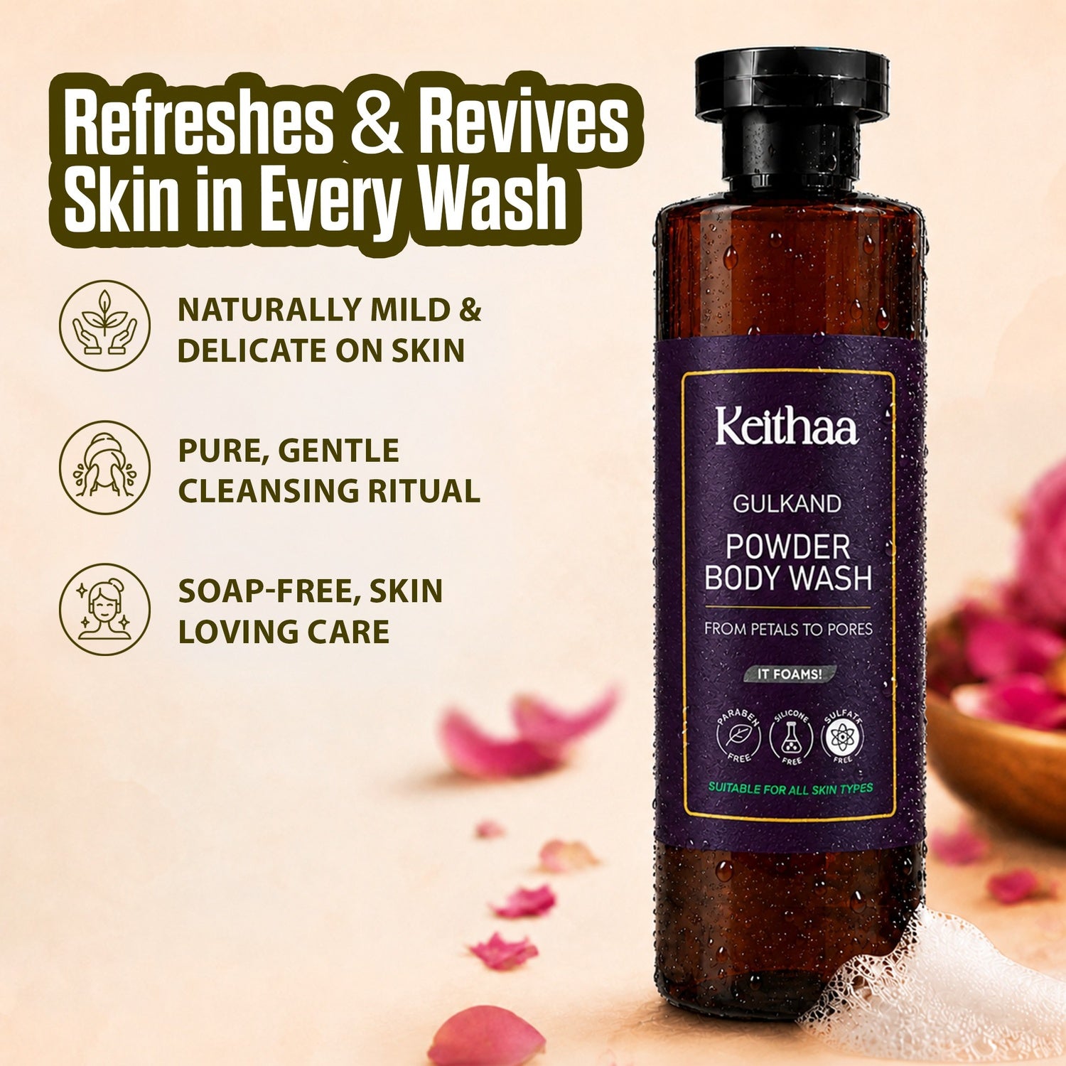 Gulkand Powder Body Wash