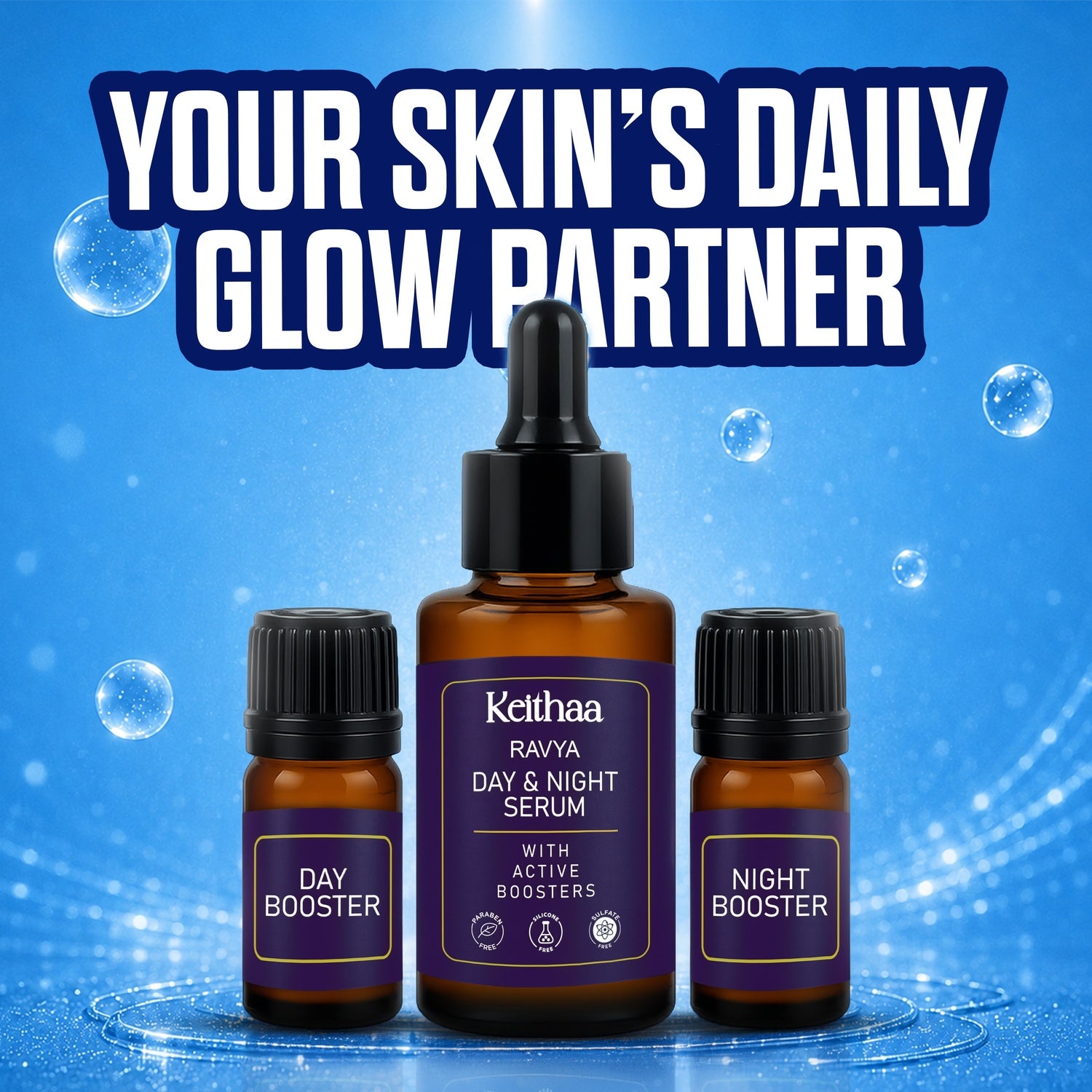 Ravya Day & Night Serum | 24hr Skin Glow Serum | Keithaa