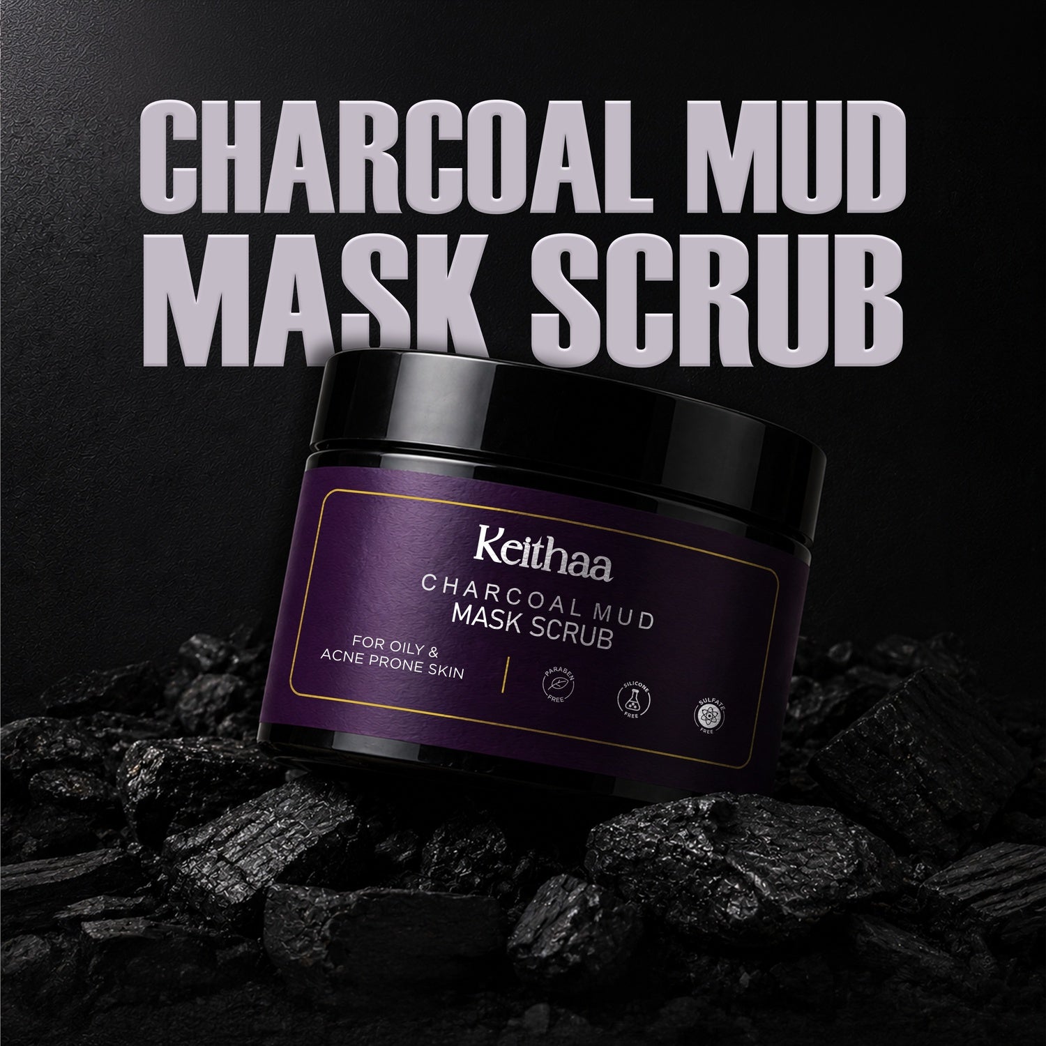 Charcoal Mud Mask Scrub